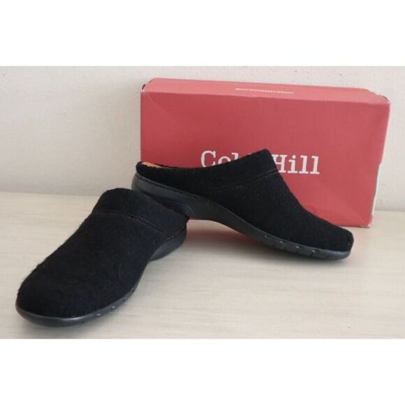 Cobb Hill CI6904 Women's Sz 8.5M Black Penfield Slip-On Clogs - Picture 1 of 10